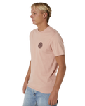 The Rip Curl Mens Wetsuit Icon T-Shirt in Light Peach