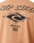 The Rip Curl Mens Fade Out Icon T-Shirt in Clay