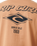 The Rip Curl Mens Fade Out Icon T-Shirt in Clay