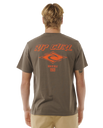 The Rip Curl Mens Fade Out Icon T-Shirt in Rock