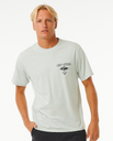 The Rip Curl Mens Fade Out Icon T-Shirt in Light Green