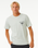 The Rip Curl Mens Fade Out Icon T-Shirt in Light Green