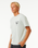 The Rip Curl Mens Fade Out Icon T-Shirt in Light Green