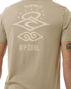 The Rip Curl Mens Search Icon T-Shirt in Sand Dune