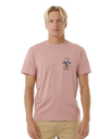 The Rip Curl Mens Search Icon T-Shirt in Mushroom