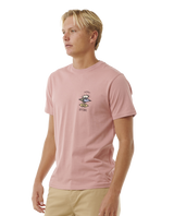 The Rip Curl Mens Search Icon T-Shirt in Mushroom