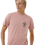 The Rip Curl Mens Search Icon T-Shirt in Mushroom