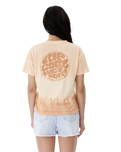 The Rip Curl Womens Womens Wetsuit Icon T-Shirt in Light Peach