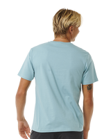 The Rip Curl Mens Big Mumma Icon T-Shirt in Blue & Grey