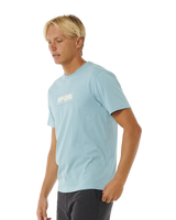 The Rip Curl Mens Big Mumma Icon T-Shirt in Blue & Grey