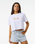 The Rip Curl Womens Island Crop T-Shirt in White