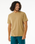 The Rip Curl Mens Searchers Embroidery T-Shirt in Dark Khaki