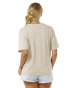 The Rip Curl Womens Slow Down Heritage T-Shirt in Natural