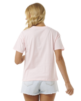 The Rip Curl Womens Sea Shells Relaxed T-Shirt in Pink