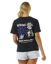 The Rip Curl Womens Quest Relaxed T-Shirt in Black