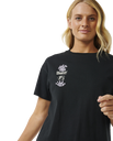 The Rip Curl Womens Quest Relaxed T-Shirt in Black