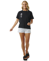 The Rip Curl Womens Quest Relaxed T-Shirt in Black