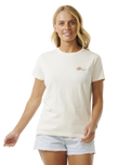 The Rip Curl Womens Wild Bloom Standard T-Shirt in Bone