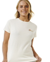 The Rip Curl Womens Wild Bloom Standard T-Shirt in Bone