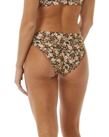 The Rip Curl Womens Sea Of Dreams Full Bikini Bottoms in Brown