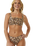 The Rip Curl Womens Sea Of Dreams Full Bikini Bottoms in Brown