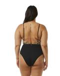 The Rip Curl Womens Sea Of Dreams Good One Piece Swimsuit in Brown