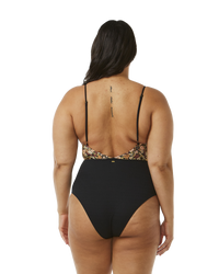 The Rip Curl Womens Sea Of Dreams Good One Piece Swimsuit in Brown