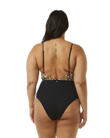 The Rip Curl Womens Sea Of Dreams Good One Piece Swimsuit in Brown