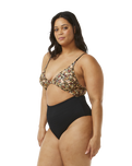 The Rip Curl Womens Sea Of Dreams Good One Piece Swimsuit in Brown