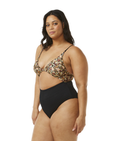 The Rip Curl Womens Sea Of Dreams Good One Piece Swimsuit in Brown