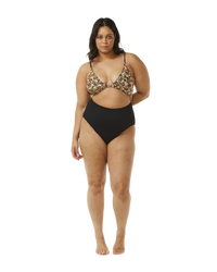 The Rip Curl Womens Sea Of Dreams Good One Piece Swimsuit in Brown