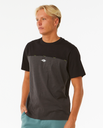 The Rip Curl Mens Vaporcool Medina Seacell T-Shirt in Black