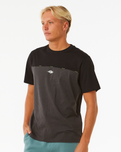 The Rip Curl Mens Vaporcool Medina Seacell T-Shirt in Black