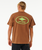 The Rip Curl Mens Quality Surf Products Oval T-Shirt in Mocha