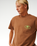 The Rip Curl Mens Quality Surf Products Oval T-Shirt in Mocha