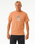 The Rip Curl Mens SWC Globe T-Shirt in Clay