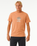 The Rip Curl Mens SWC Globe T-Shirt in Clay