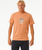 The Rip Curl Mens SWC Globe T-Shirt in Clay