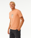 The Rip Curl Mens SWC Globe T-Shirt in Clay