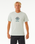 The Rip Curl Mens SWC Globe T-Shirt in Mint