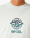 The Rip Curl Mens SWC Globe T-Shirt in Mint