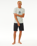 The Rip Curl Mens SWC Globe T-Shirt in Mint