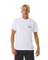 The Rip Curl Mens Stapler T-Shirt in White