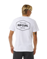 The Rip Curl Mens Stapler T-Shirt in White