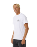 The Rip Curl Mens Stapler T-Shirt in White