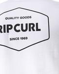 The Rip Curl Mens Stapler T-Shirt in White