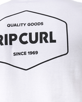 The Rip Curl Mens Stapler T-Shirt in White