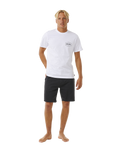 The Rip Curl Mens Stapler T-Shirt in White