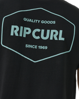 The Rip Curl Mens Stapler T-Shirt in Black