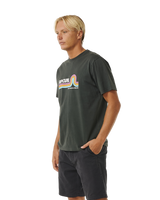 The Rip Curl Mens Surf Revival Mumma T-Shirt in Washed Black